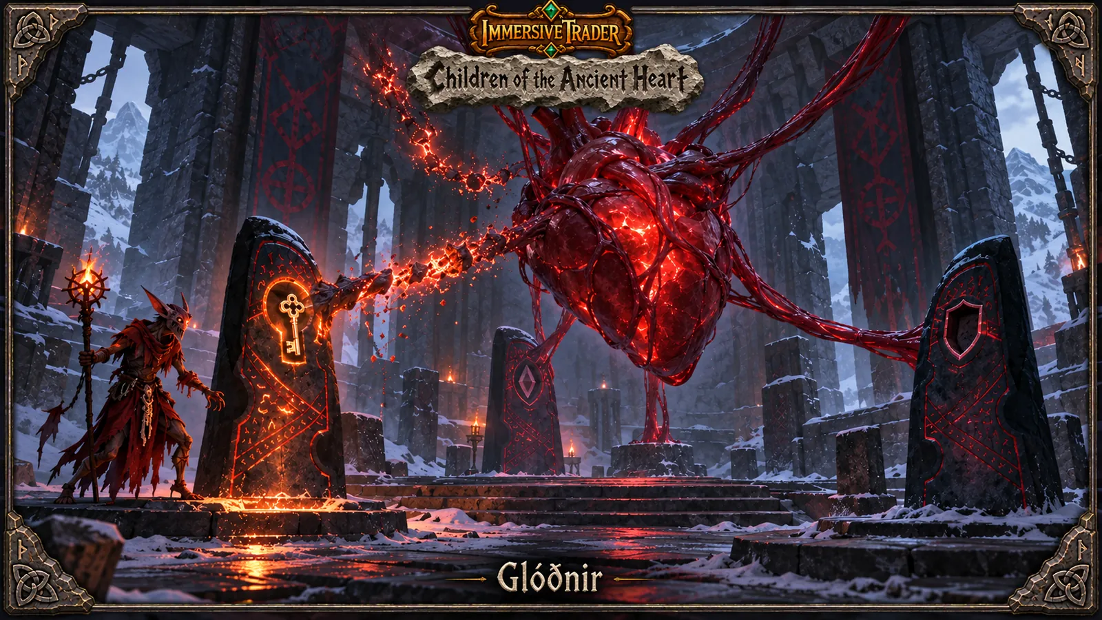 Glóðnir at his altar